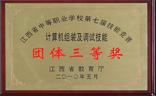 2010年计算机组装团体三等奖
